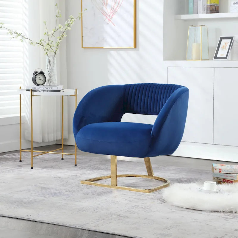 Upholstered Tufted Living Room Chair