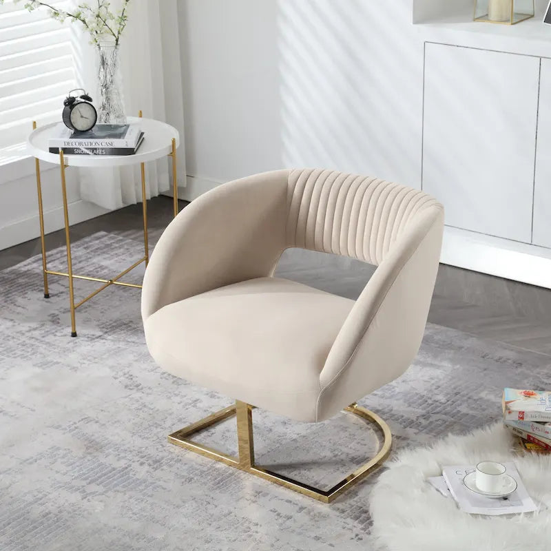 Upholstered Tufted Living Room Chair