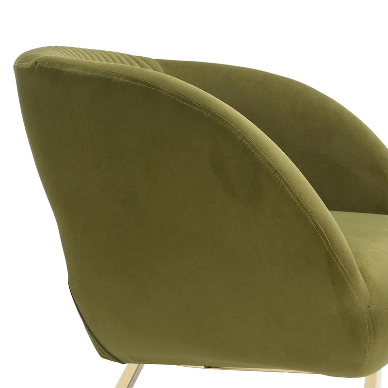 Upholstered Tufted Living Room Chair
