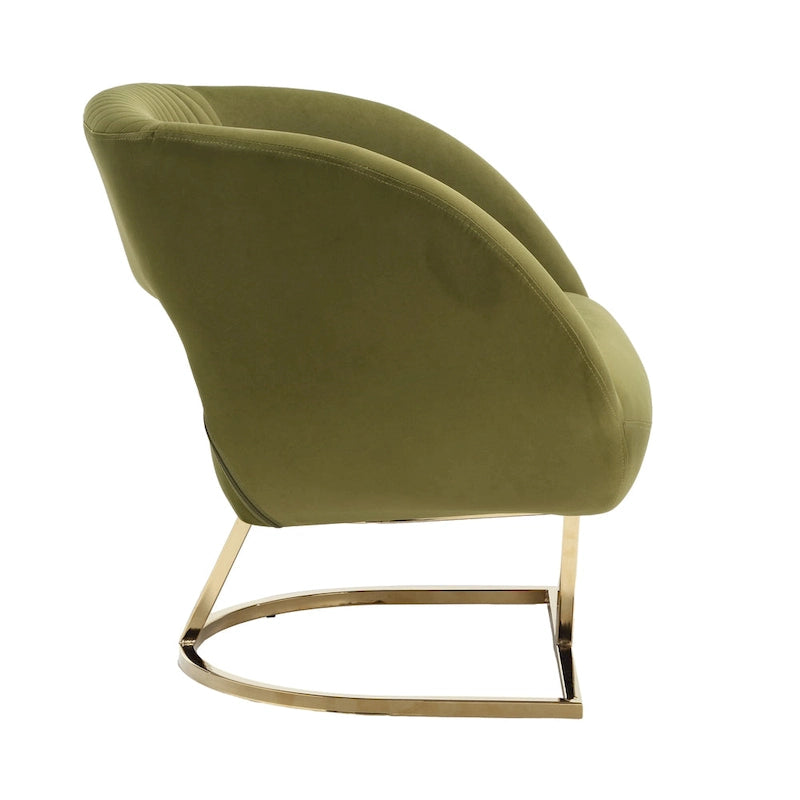 Upholstered Tufted Living Room Chair