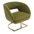 Upholstered Tufted Living Room Chair